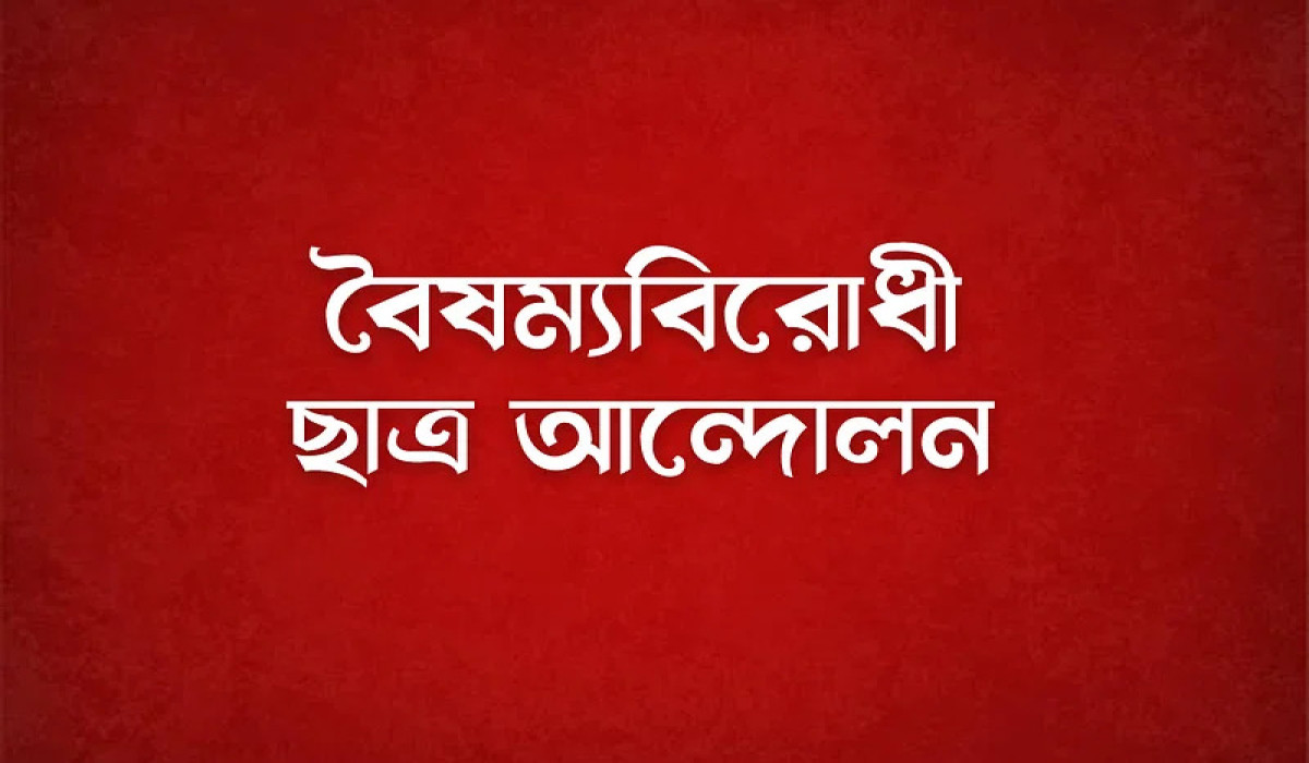 বৈষম্যবিরোধী ছাত্র আন্দোলন পলিটিক্যাল প্ল্যাটফর্ম হবে না: সারজিস