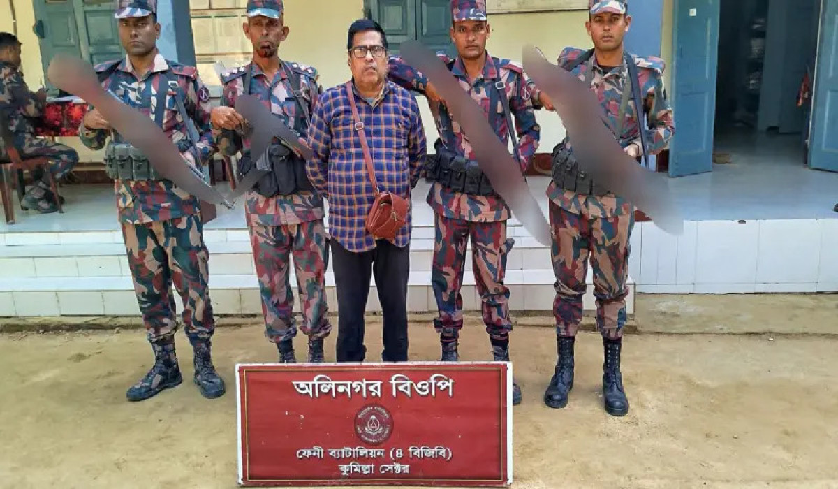 ভারতে অবৈধভাবে প্রবেশকালে বিজিবি হাতে আটক ১